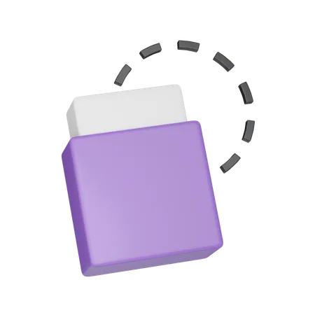 Eraser Tool Icons  3D Icon