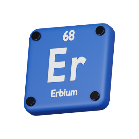 Erbium  3D Icon