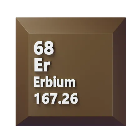 Erbium  3D Icon
