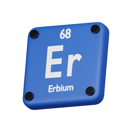 Erbium  3D Icon