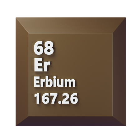 Erbium  3D Icon