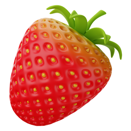 Erdbeere  3D Icon