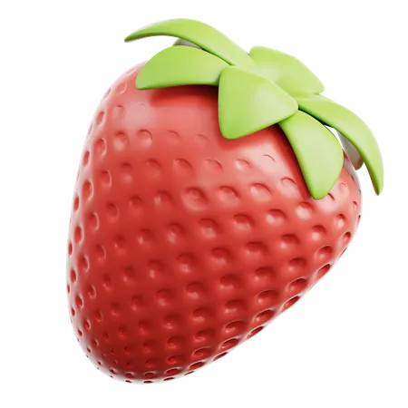 Erdbeere  3D Icon