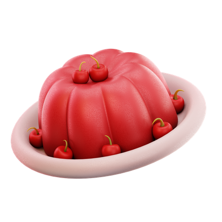 Erdbeerkuchen  3D Icon