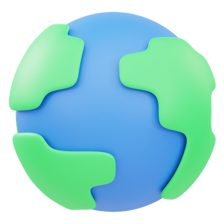 Erde  3D Icon