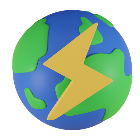 Erde  3D Icon