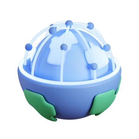 Erde  3D Icon