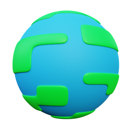 Erde  3D Icon