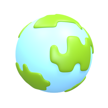 Erde  3D Icon