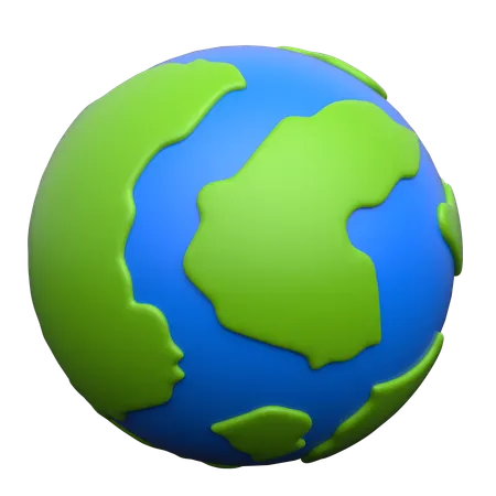 Erdkugel  3D Icon