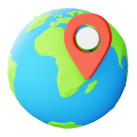 Erdkugel  3D Icon