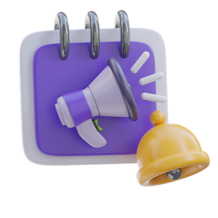 Terminerinnerung  3D Icon