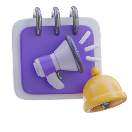 Terminerinnerung  3D Icon