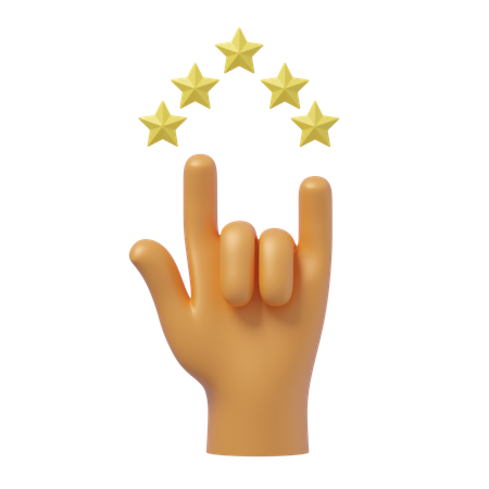 Eres increíble Calificación de 5 estrellas  3D Icon