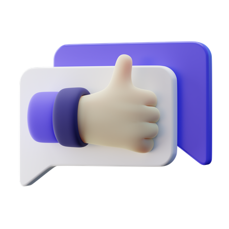 Positives Feedback  3D Icon