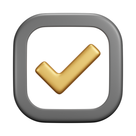 Erfolgreich gemacht  3D Icon