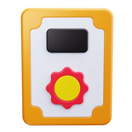 Erfolgsstempel  3D Icon