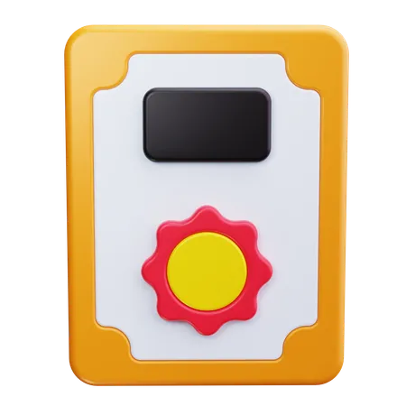 Erfolgsstempel  3D Icon