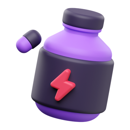 Ergänzungsflasche  3D Icon