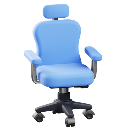 인체공학적 의자  3D Icon