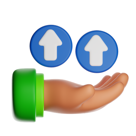 Zunahme  3D Icon