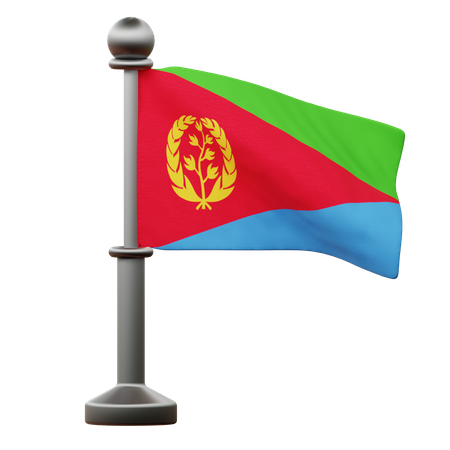 Eritreal Flag  3D Icon