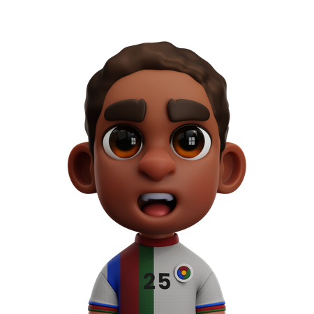 Jogador da Eritreia  3D Icon