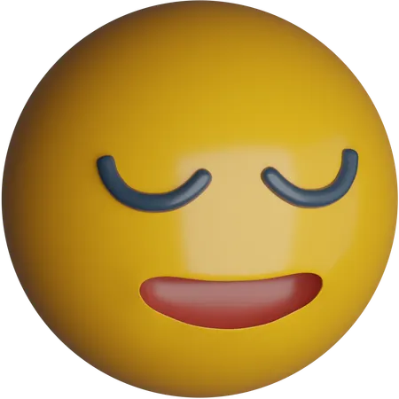 Erleichtert  3D Icon