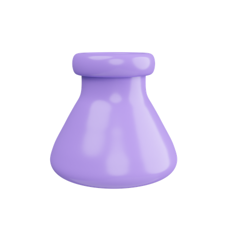 Erlenmeyer Flask  3D Icon