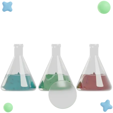 Erlenmeyer Flask  3D Illustration