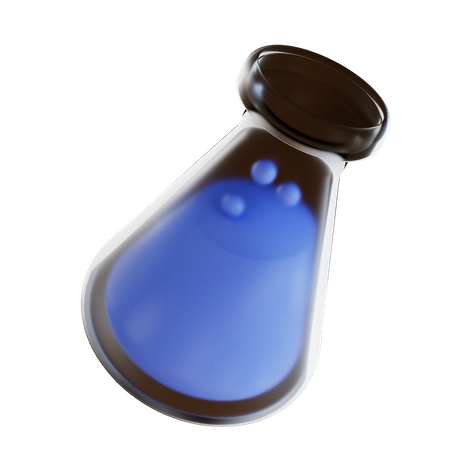 Erlenmeyer Flask 3D Icon