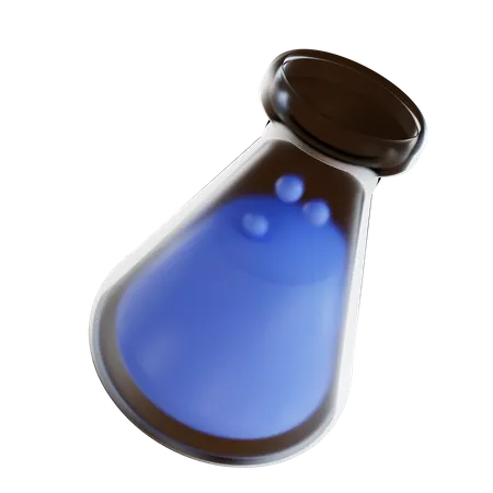 Erlenmeyer Flask 3D Icon