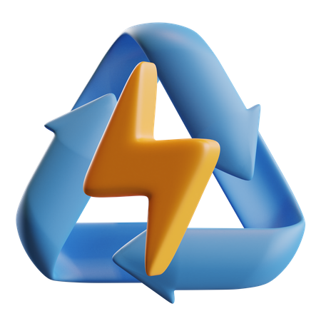 Erneuerbare Energie  3D Icon