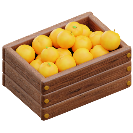Orangen ernten  3D Icon
