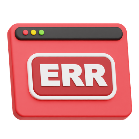 Err Website  3D Icon