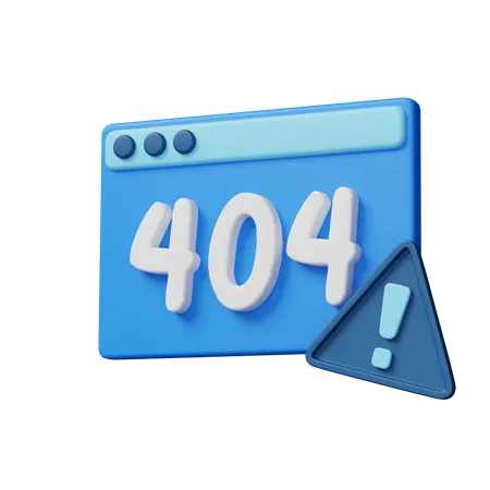 Erreur 404  3D Icon