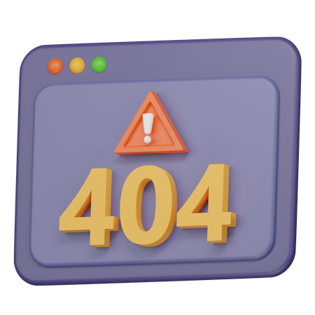 Erreur 404  3D Icon