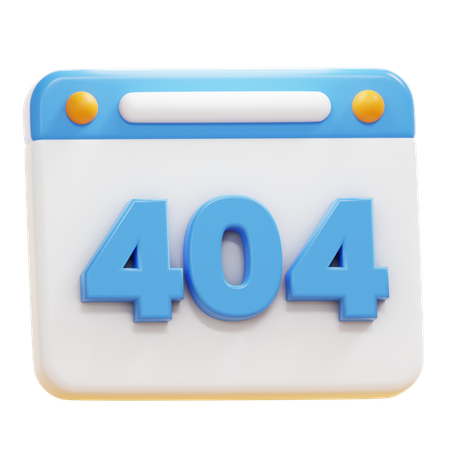 Erreur 404  3D Icon