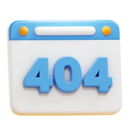 Erreur 404  3D Icon