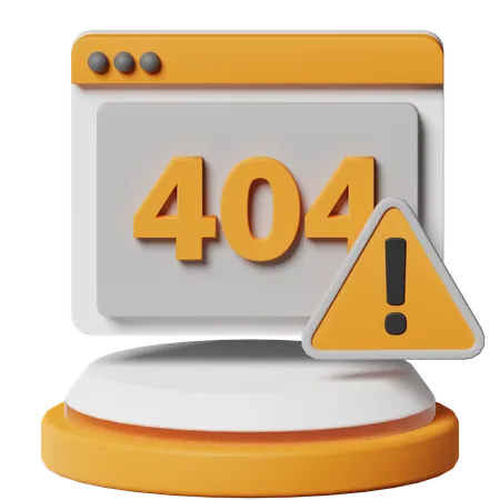 Erreur 404  3D Icon