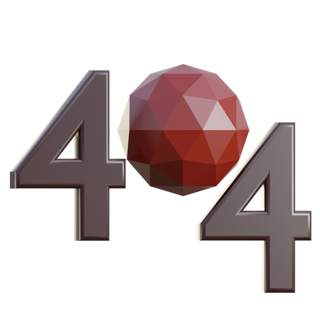 Erreur 404  3D Icon