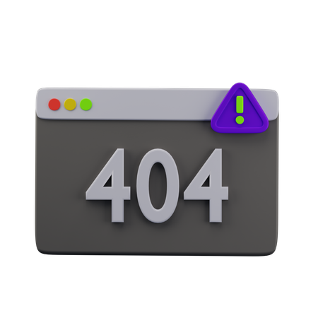 Erreur 404  3D Icon