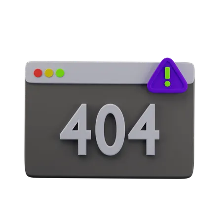 Erreur 404  3D Icon