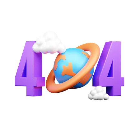 Erreur 404  3D Icon