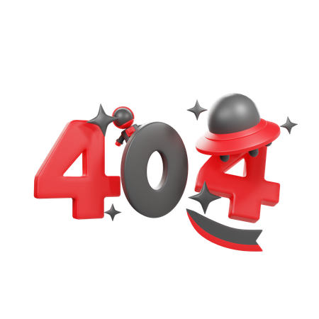 Erreur 404  3D Icon