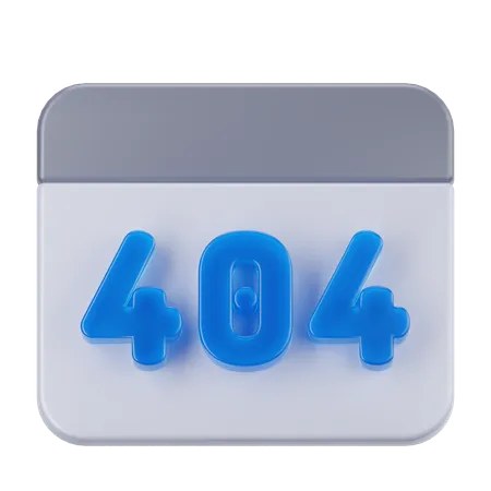 Erreur 404  3D Icon