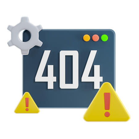 Erreur 404  3D Icon