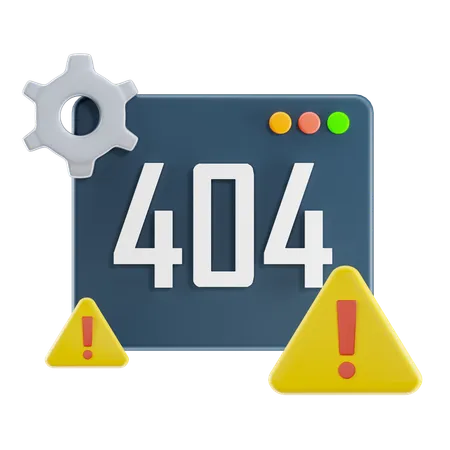 Erreur 404  3D Icon