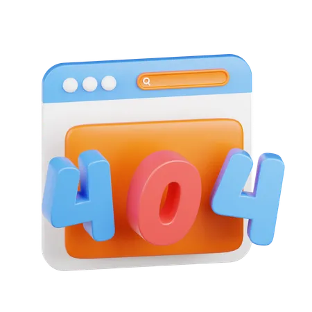 Erreur 404  3D Icon