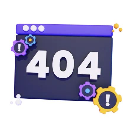 Erreur 404  3D Icon